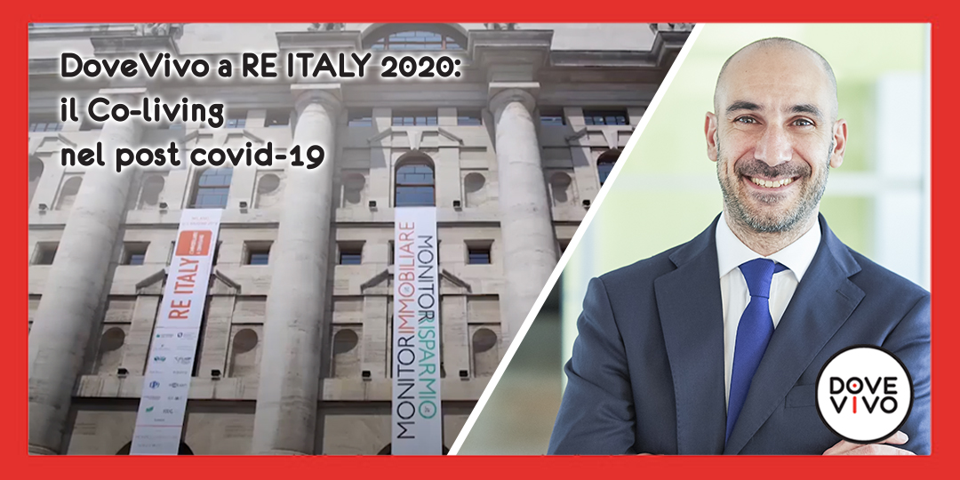 DoveVivo at RE ITALY 2020 - Co-living post-Covid-19